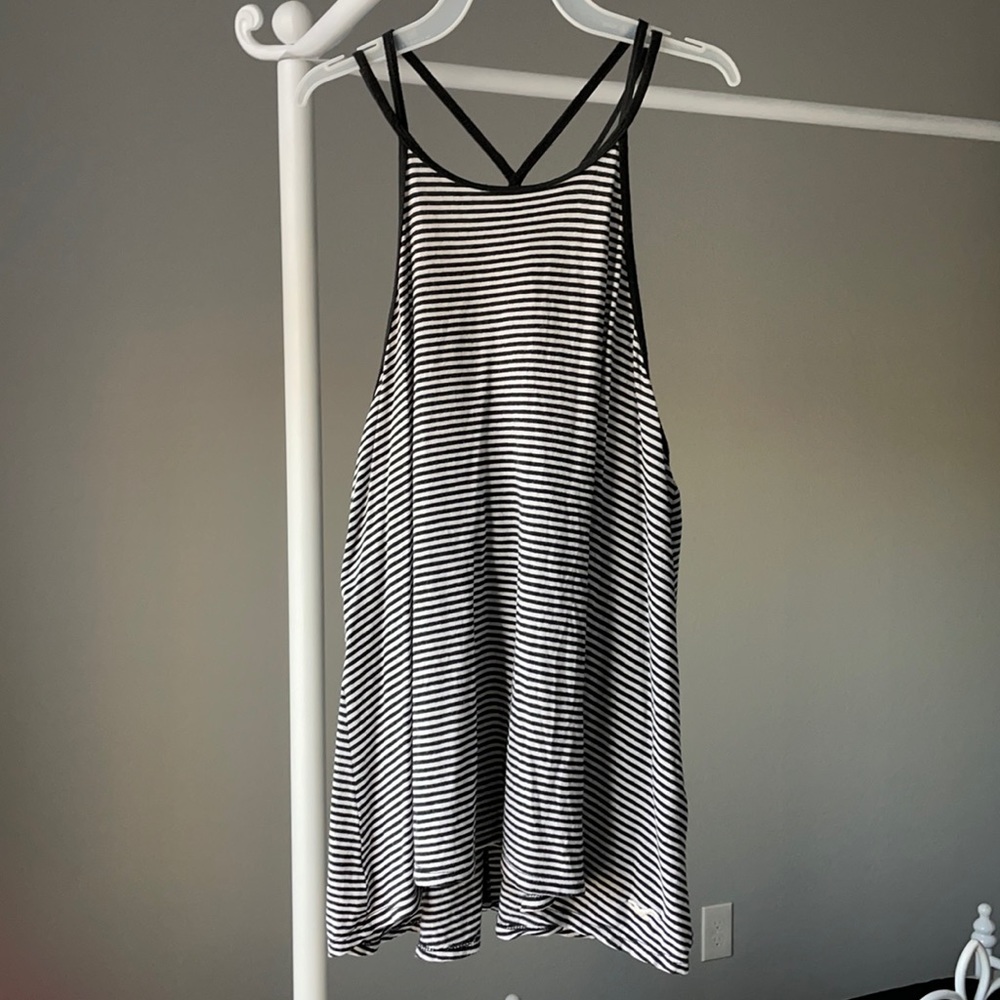 hollister racer back strappy tank